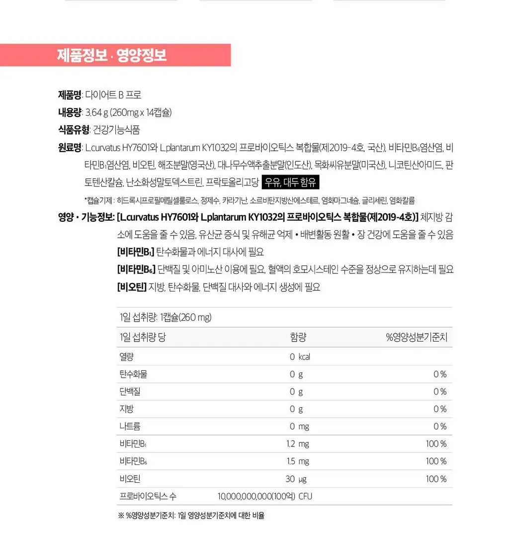 [다이어트 유산균] 것시스 다이어트 B프로 14캡슐 (14일분) / 체지방CUT 상세페이지 19